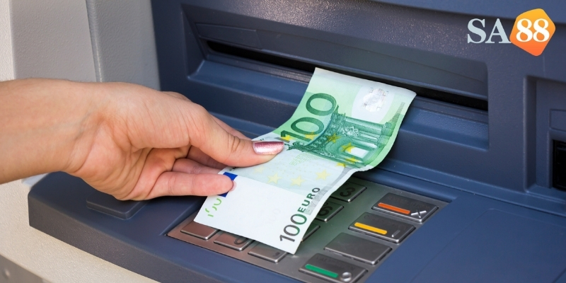 Thực hiện nạp tiền Sa88 ngay tại cây ATM